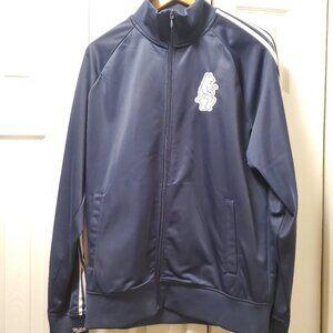 Mitchell & Ness Men's Vintage Look Cubs Navy Blue Track Jacket (Limited Run)